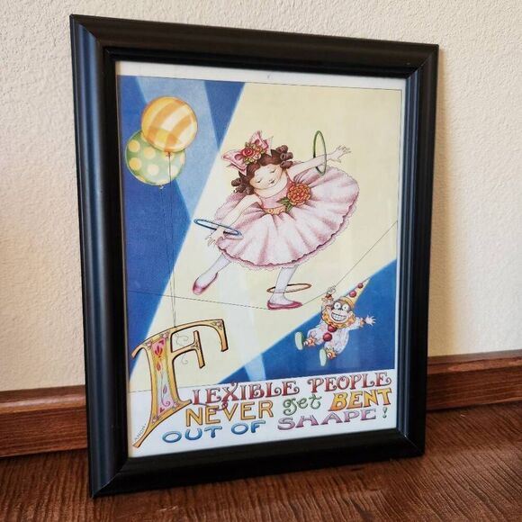 Mary Engelbreit set of 2 frames art prints 90s baby nursery wall decor - Picture 2 of 6